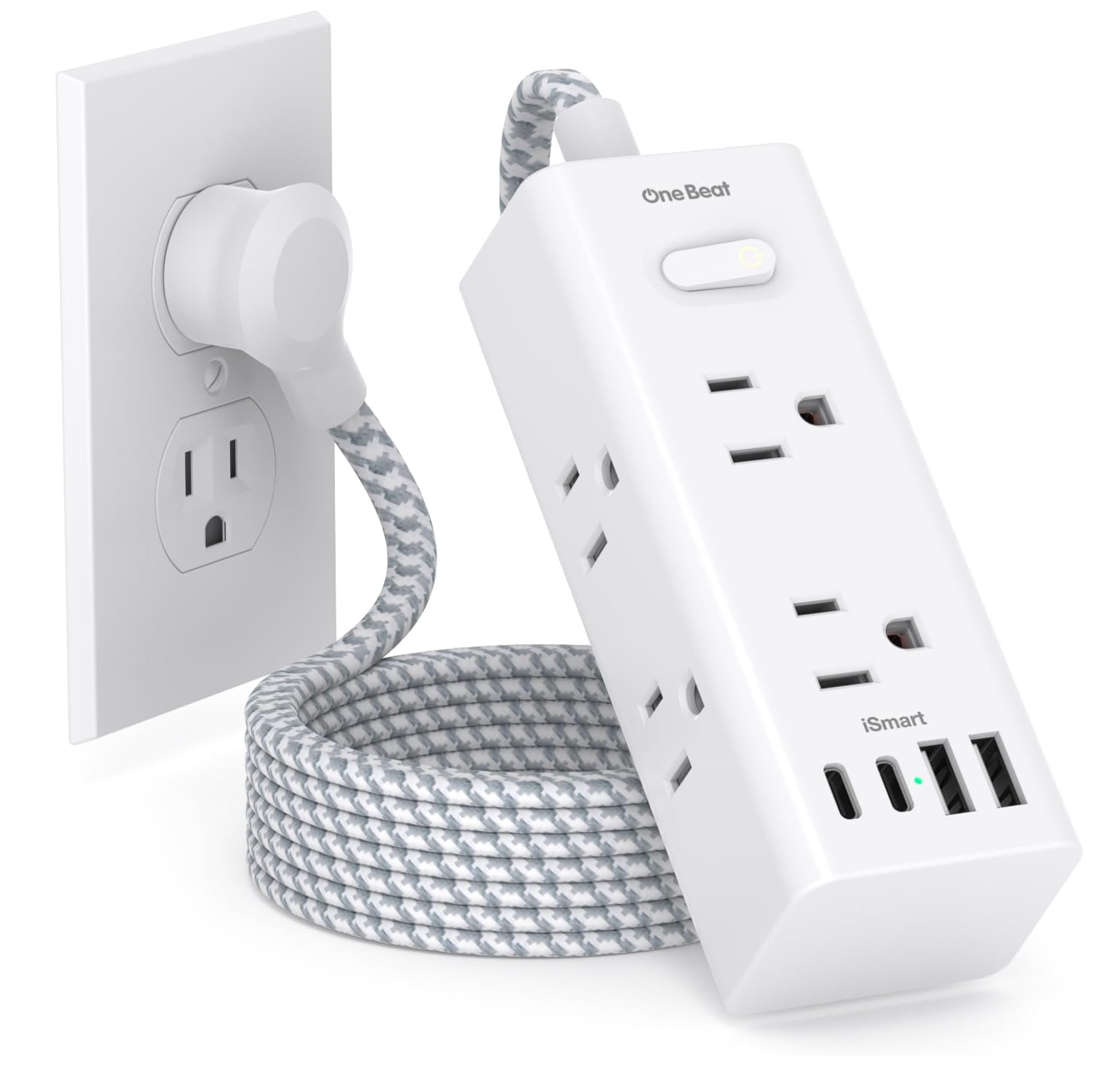 One Beat 6 Widely Outlets with 4 USB Ports